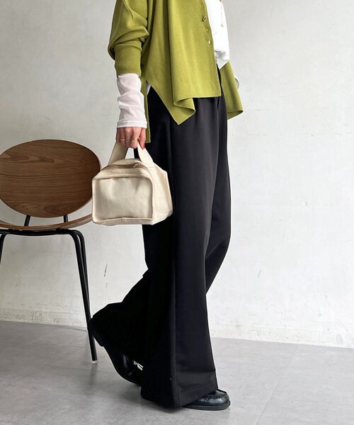 un dix cors（アンディコール）の「タックパンツ（その他パンツ・レディース・グレー/ライトベージュ/ブラック・FREE）」の19枚目の写真