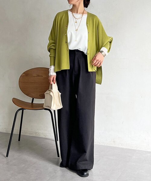 un dix cors（アンディコール）の「タックパンツ（その他パンツ・レディース・グレー/ライトベージュ/ブラック・FREE）」の20枚目の写真