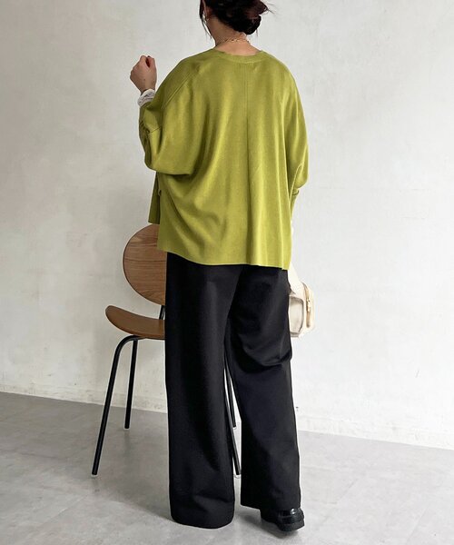 un dix cors（アンディコール）の「タックパンツ（その他パンツ・レディース・グレー/ライトベージュ/ブラック・FREE）」の13枚目の写真