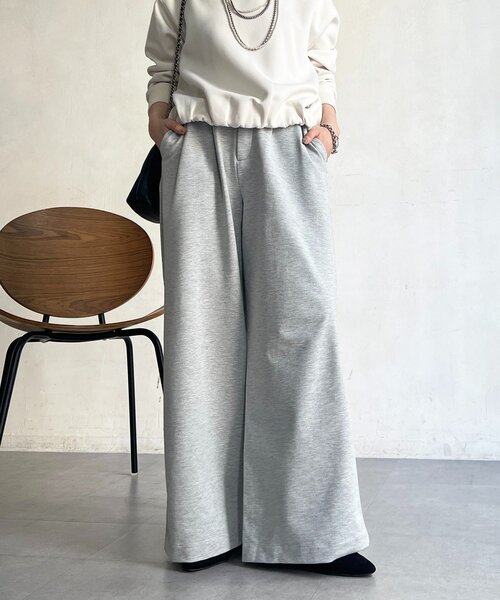 un dix cors（アンディコール）の「タックパンツ（その他パンツ・レディース・グレー/ライトベージュ/ブラック・FREE）」の17枚目の写真