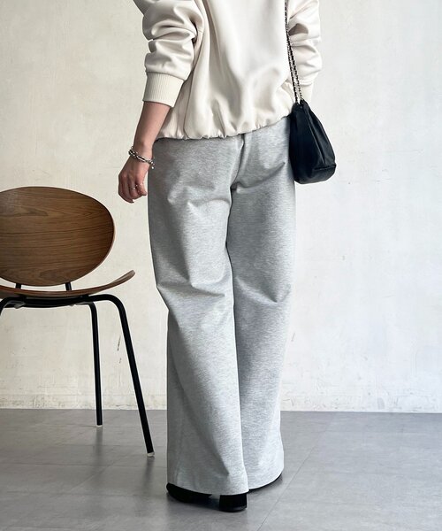 un dix cors（アンディコール）の「タックパンツ（その他パンツ・レディース・グレー/ライトベージュ/ブラック・FREE）」の6枚目の写真