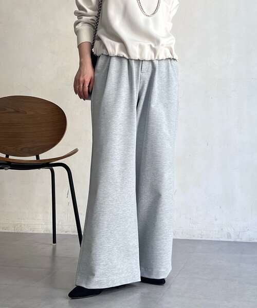 un dix cors（アンディコール）の「タックパンツ（その他パンツ・レディース・グレー/ライトベージュ/ブラック・FREE）」の8枚目の写真