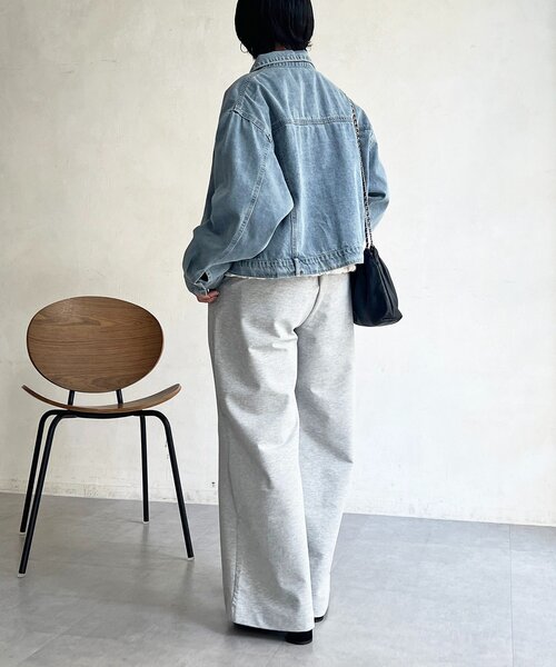 un dix cors（アンディコール）の「タックパンツ（その他パンツ・レディース・グレー/ライトベージュ/ブラック・FREE）」の10枚目の写真