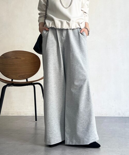 un dix cors（アンディコール）の「タックパンツ（その他パンツ・レディース・グレー/ライトベージュ/ブラック・FREE）」の11枚目の写真