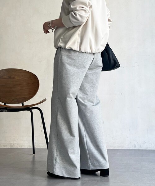 un dix cors（アンディコール）の「タックパンツ（その他パンツ・レディース・グレー/ライトベージュ/ブラック・FREE）」の5枚目の写真