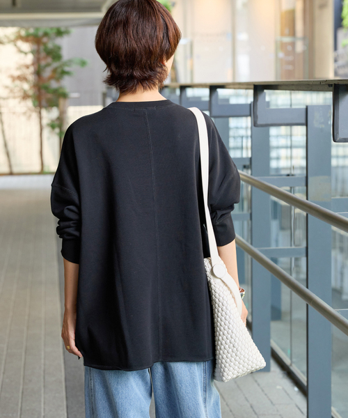 JOURNAL STANDARD relume(ジャーナルスタンダード レリューム)の「《追加 / 新色》オーバーサイズロングスウェット(スウェット・レディース・イエロー/ブラウン/ホワイト系その他/ブラック・FREE)」の13枚目の写真