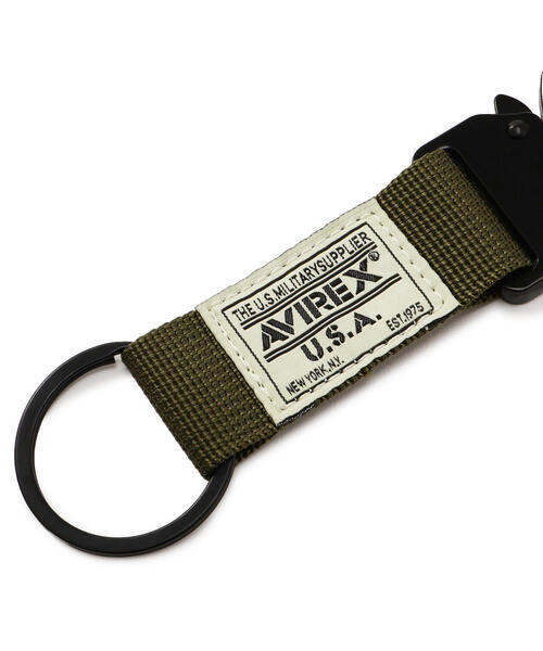 AVIREX（アヴィレックス）の「FLIGHT NYLON "KEY HOLDER" / フライトナイロン キーホルダー / AVIREX / アヴィレックス（キーホルダー・メンズ・ブラック/その他10・F）」の10枚目の写真