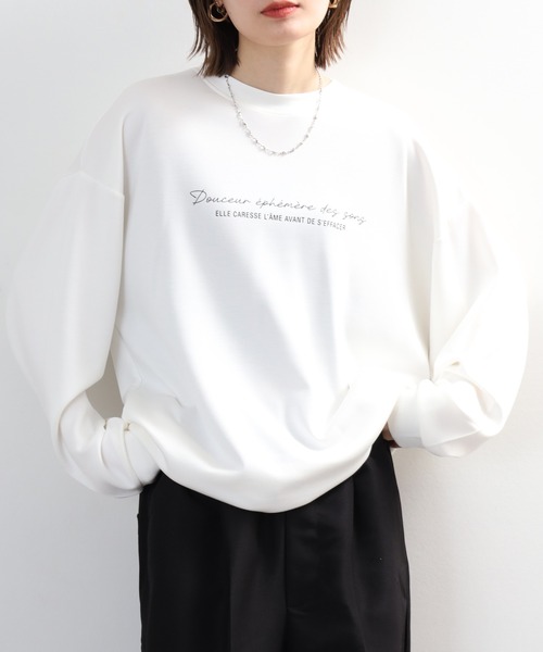 FUNALIVE（ファンアライブ）の「ソフトタッチ　ストレッチ　長袖　Tシャツ（Tシャツ/カットソー・メンズ・ブラック/オフホワイト・L/M）」の10枚目の写真