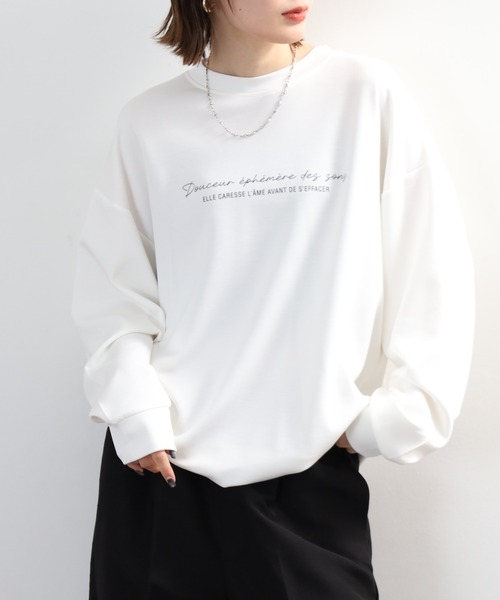 FUNALIVE（ファンアライブ）の「ソフトタッチ　ストレッチ　長袖　Tシャツ（Tシャツ/カットソー・メンズ・ブラック/オフホワイト・L/M）」の11枚目の写真