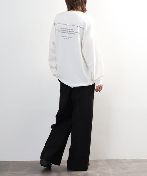 FUNALIVE（ファンアライブ）の「ソフトタッチ　ストレッチ　長袖　Tシャツ（Tシャツ/カットソー・メンズ・ブラック/オフホワイト・L/M）」の8枚目の写真