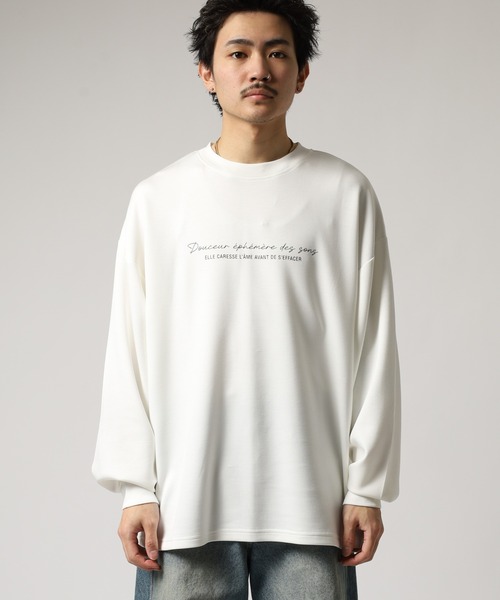 FUNALIVE（ファンアライブ）の「ソフトタッチ　ストレッチ　長袖　Tシャツ（Tシャツ/カットソー・メンズ・ブラック/オフホワイト・L/M）」の20枚目の写真