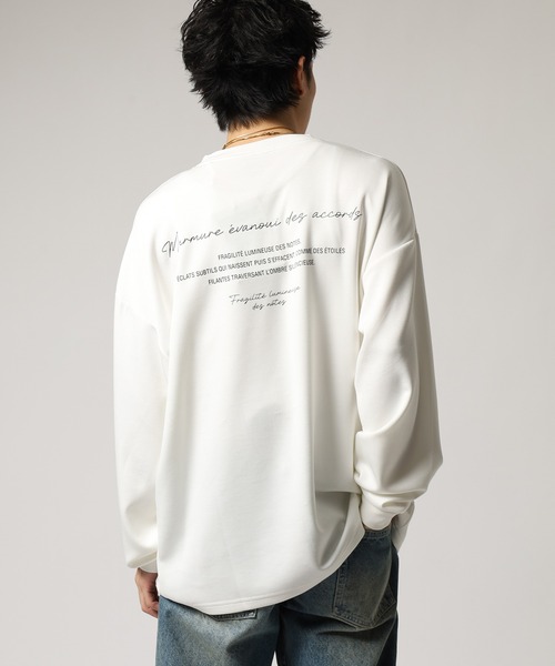 FUNALIVE（ファンアライブ）の「ソフトタッチ　ストレッチ　長袖　Tシャツ（Tシャツ/カットソー・メンズ・ブラック/オフホワイト・L/M）」の13枚目の写真