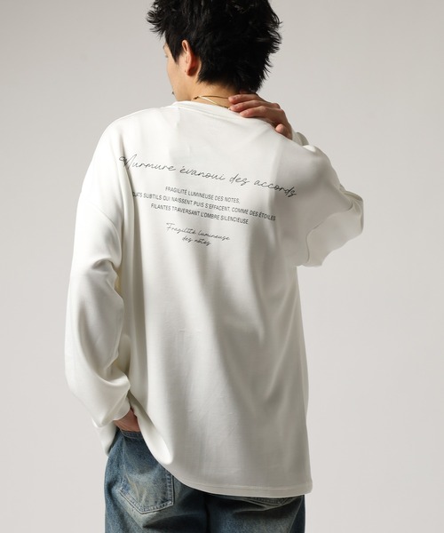 FUNALIVE（ファンアライブ）の「ソフトタッチ　ストレッチ　長袖　Tシャツ（Tシャツ/カットソー・メンズ・ブラック/オフホワイト・L/M）」の15枚目の写真