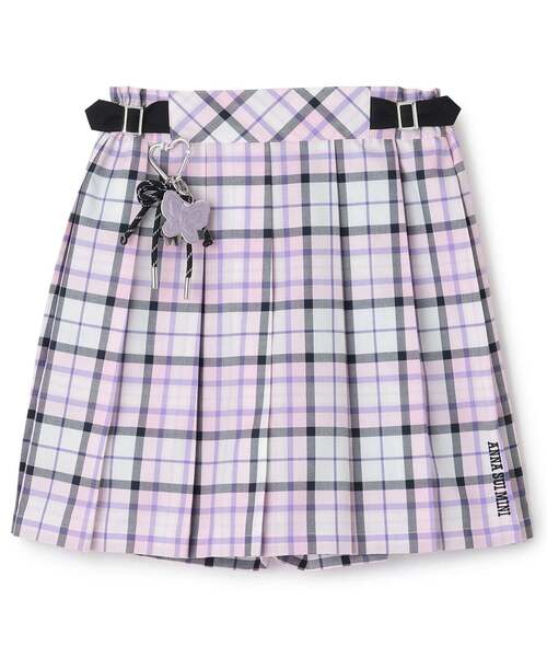 ANNA SUI mini(アナスイ・ミニ)の「名品チャームつきチェックスカパン(その他パンツ・キッズ・ラベンダー/ピンク・160cm/150cm/140cm/130cm/120cm)」の15枚目の写真
