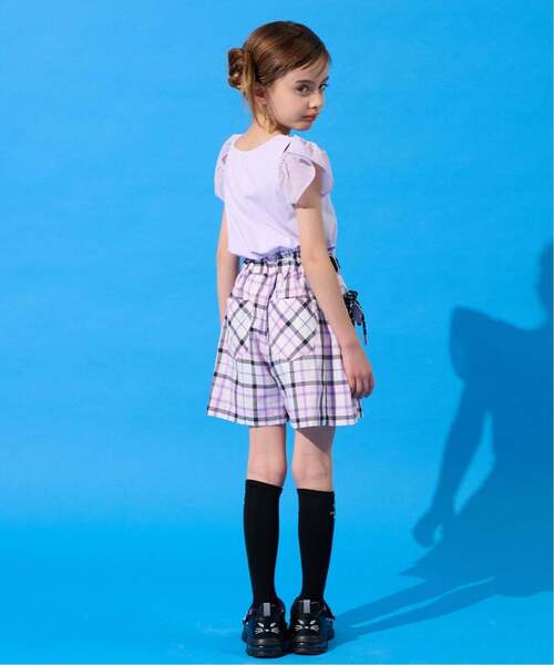 ANNA SUI mini(アナスイ・ミニ)の「名品チャームつきチェックスカパン(その他パンツ・キッズ・ラベンダー/ピンク・160cm/150cm/140cm/130cm/120cm)」の17枚目の写真
