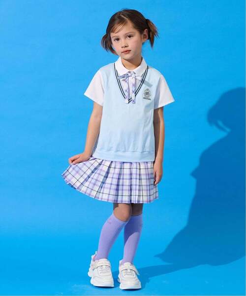 ANNA SUI mini(アナスイ・ミニ)の「名品チャームつきチェックスカパン(その他パンツ・キッズ・ラベンダー/ピンク・160cm/150cm/140cm/130cm/120cm)」の21枚目の写真