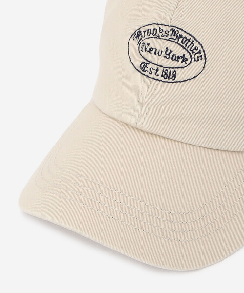 BROOKS BROTHERS(ブルックスブラザーズ)の「Brooks Brothers |〈別注〉コットンツイル ベースボールキャップ BEIGE UNISEX(キャップ・レディース・ベージュ・ONE)」の9枚目の写真