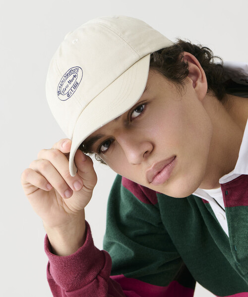 BROOKS BROTHERS(ブルックスブラザーズ)の「Brooks Brothers |〈別注〉コットンツイル ベースボールキャップ BEIGE UNISEX(キャップ・レディース・ベージュ・ONE)」の2枚目の写真