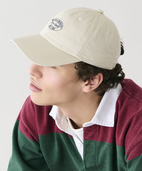 BROOKS BROTHERS(ブルックスブラザーズ)の「Brooks Brothers |〈別注〉コットンツイル ベースボールキャップ BEIGE UNISEX(キャップ・レディース・ベージュ・ONE)」の3枚目の写真