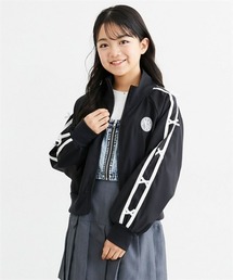 QUNTSTYLE（キュントスタイル）の「リボン使いラインブルゾン（ブルゾン）」