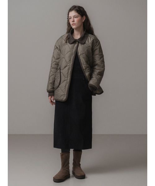THEMITTEN(ザ・ミトン)の「Abode quilting jacket (khaki)(ダウンジャケット/コート・レディース・その他・FREE)」の5枚目の写真