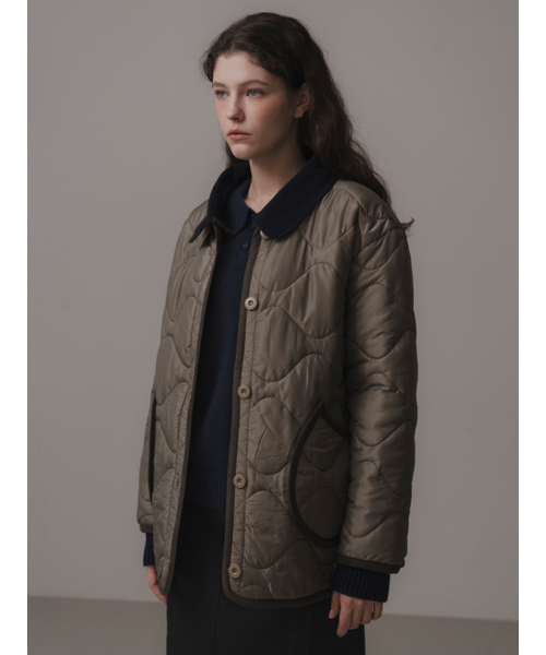 THEMITTEN(ザ・ミトン)の「Abode quilting jacket (khaki)(ダウンジャケット/コート・レディース・その他・FREE)」の6枚目の写真