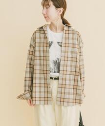 ITEMS URBANRESEARCH | TRストレッチ チェックレギュラーカラーシャツ(シャツ/ブラウス)