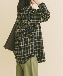 ITEMS URBANRESEARCH | TRストレッチ チェックレギュラーカラーシャツ(シャツ/ブラウス)