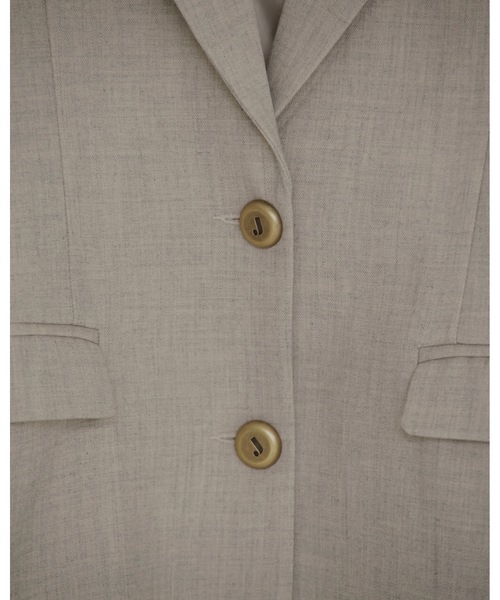 JUMELLE（ジュメロ）の「テーラードジャケット（テーラードジャケット・レディース・アイボリー/グレー・FREE）」の20枚目の写真