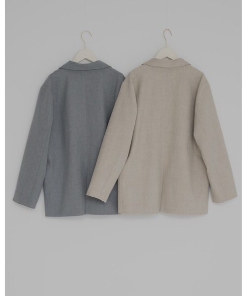 JUMELLE（ジュメロ）の「テーラードジャケット（テーラードジャケット・レディース・アイボリー/グレー・FREE）」の22枚目の写真