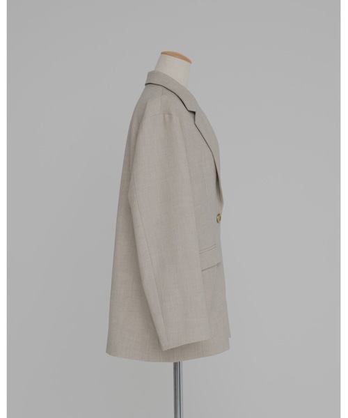 JUMELLE（ジュメロ）の「テーラードジャケット（テーラードジャケット・レディース・アイボリー/グレー・FREE）」の18枚目の写真