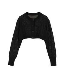 martinique | 【l’heritage martinique/レリタージュ マルティニーク】シルクコットンショートカーディガン(カーディガン/ボレロ)