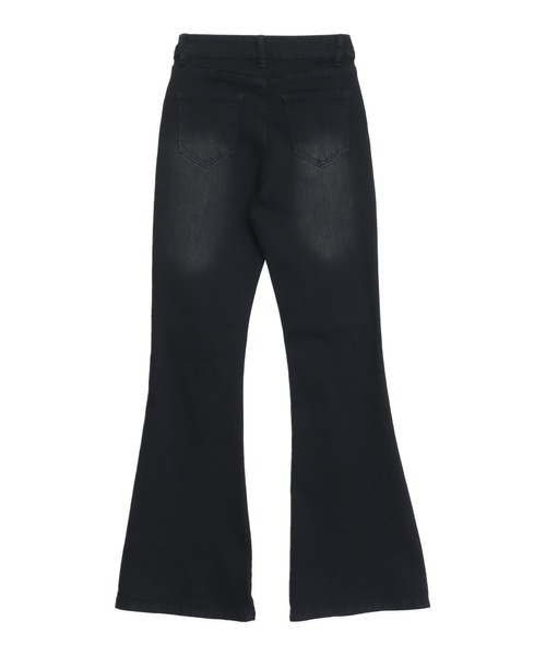 ANAP(アナップ)の「フラップポケットストレッチフレアデニムパンツ(デニムパンツ・レディース・ブルー/ダークアッシュ・S/M)」の10枚目の写真