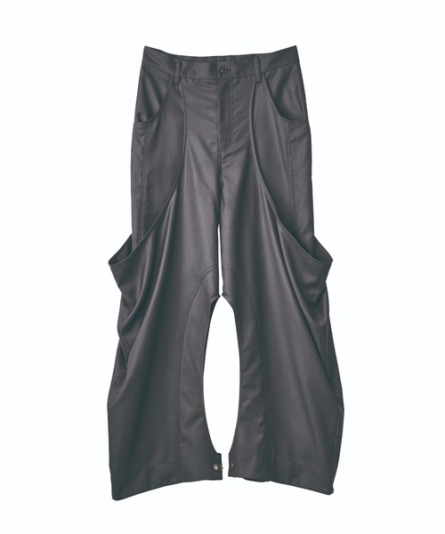 high-boot detail pants(unisex)/black（その他パンツ）｜Knuth Marf