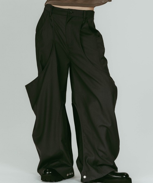 Knuth Marf(クヌースマーフ)の「high-boot detail pants(unisex)/black(その他パンツ・レディース・ブラック/グレー・XS/S)」の16枚目の写真