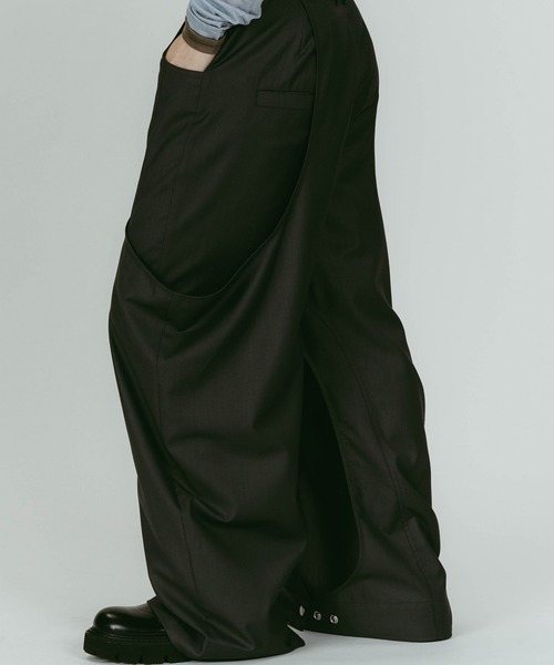 Knuth Marf(クヌースマーフ)の「high-boot detail pants(unisex)/black(その他パンツ・レディース・ブラック/グレー・XS/S)」の15枚目の写真