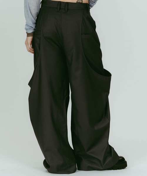 Knuth Marf(クヌースマーフ)の「high-boot detail pants(unisex)/black(その他パンツ・レディース・ブラック/グレー・XS/S)」の14枚目の写真