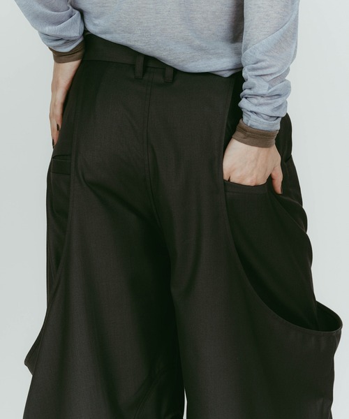 Knuth Marf(クヌースマーフ)の「high-boot detail pants(unisex)/black(その他パンツ・レディース・ブラック/グレー・XS/S)」の13枚目の写真
