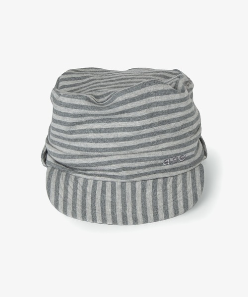aeae(エーイーエーイー)の「STRIPE PILED CAP(キャップ・レディース・ダークグレー/グレー・FREE)」の8枚目の写真
