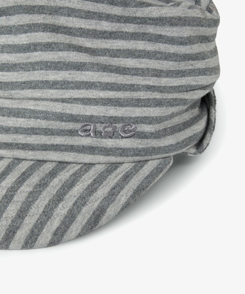 aeae(エーイーエーイー)の「STRIPE PILED CAP(キャップ・レディース・ダークグレー/グレー・FREE)」の9枚目の写真