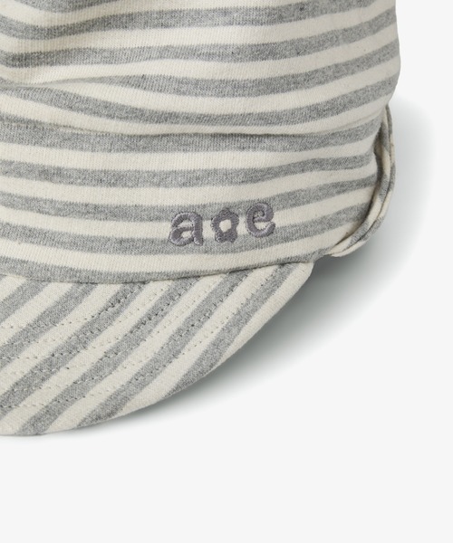 aeae(エーイーエーイー)の「STRIPE PILED CAP(キャップ・レディース・ダークグレー/グレー・FREE)」の4枚目の写真