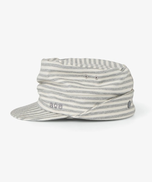 aeae(エーイーエーイー)の「STRIPE PILED CAP(キャップ・レディース・ダークグレー/グレー・FREE)」の5枚目の写真