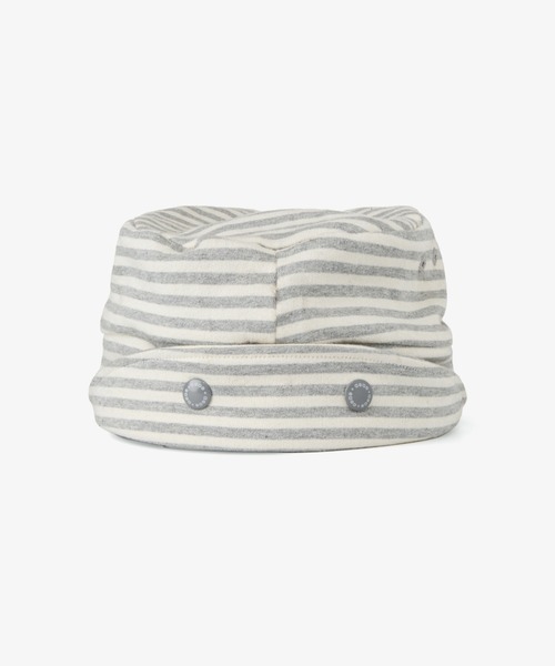 aeae(エーイーエーイー)の「STRIPE PILED CAP(キャップ・レディース・ダークグレー/グレー・FREE)」の6枚目の写真