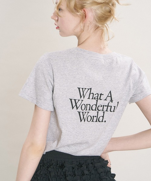 Drifter(ドリフター)の「【ERIE WORKS】Crew Neck T-shirt/クルーネックTシャツ(Tシャツ/カットソー・レディース・ホワイト/チャコール/ヘザーグレー・MEDIUM/LARGE)」の2枚目の写真