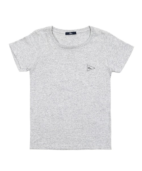 Drifter(ドリフター)の「【ERIE WORKS】Crew Neck T-shirt/クルーネックTシャツ(Tシャツ/カットソー・レディース・ホワイト/チャコール/ヘザーグレー・MEDIUM/LARGE)」の15枚目の写真