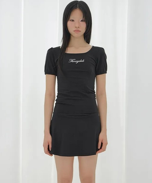 Ada.(エイダ)の「◇FANCYCLUB◇ブランド直輸入正規品/コットン フレア ミニ ドレス COTTON FLARE MINI DRESS(ワンピース・レディース・ホワイト/ブラック・FREE)」の8枚目の写真