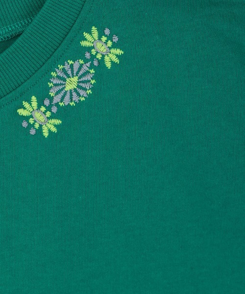 チチカカ(チチカカ)の「タックドルマンTシャツ(Tシャツ/カットソー・レディース・ブラック/ホワイト/グリーン・FREE)」の16枚目の写真