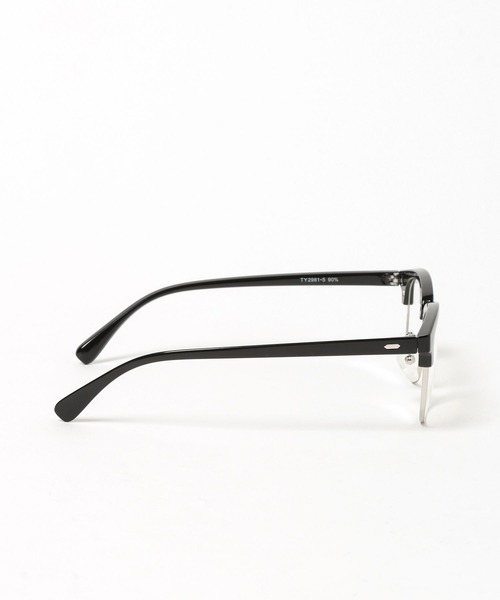 HARE（ハレ）の「ハーフリムメガネ(HARE)（メガネ・メンズ・ブラック/ブラウン・FREE）」の12枚目の写真