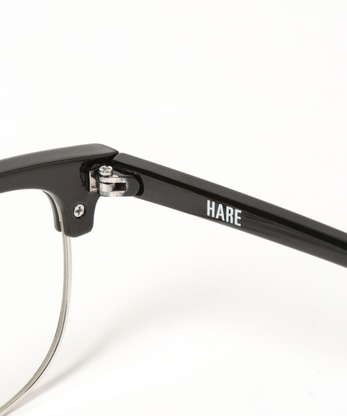 HARE（ハレ）の「ハーフリムメガネ(HARE)（メガネ・メンズ・ブラック/ブラウン・FREE）」の18枚目の写真