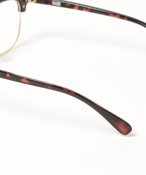 HARE（ハレ）の「ハーフリムメガネ(HARE)（メガネ・メンズ・ブラック/ブラウン・FREE）」の20枚目の写真
